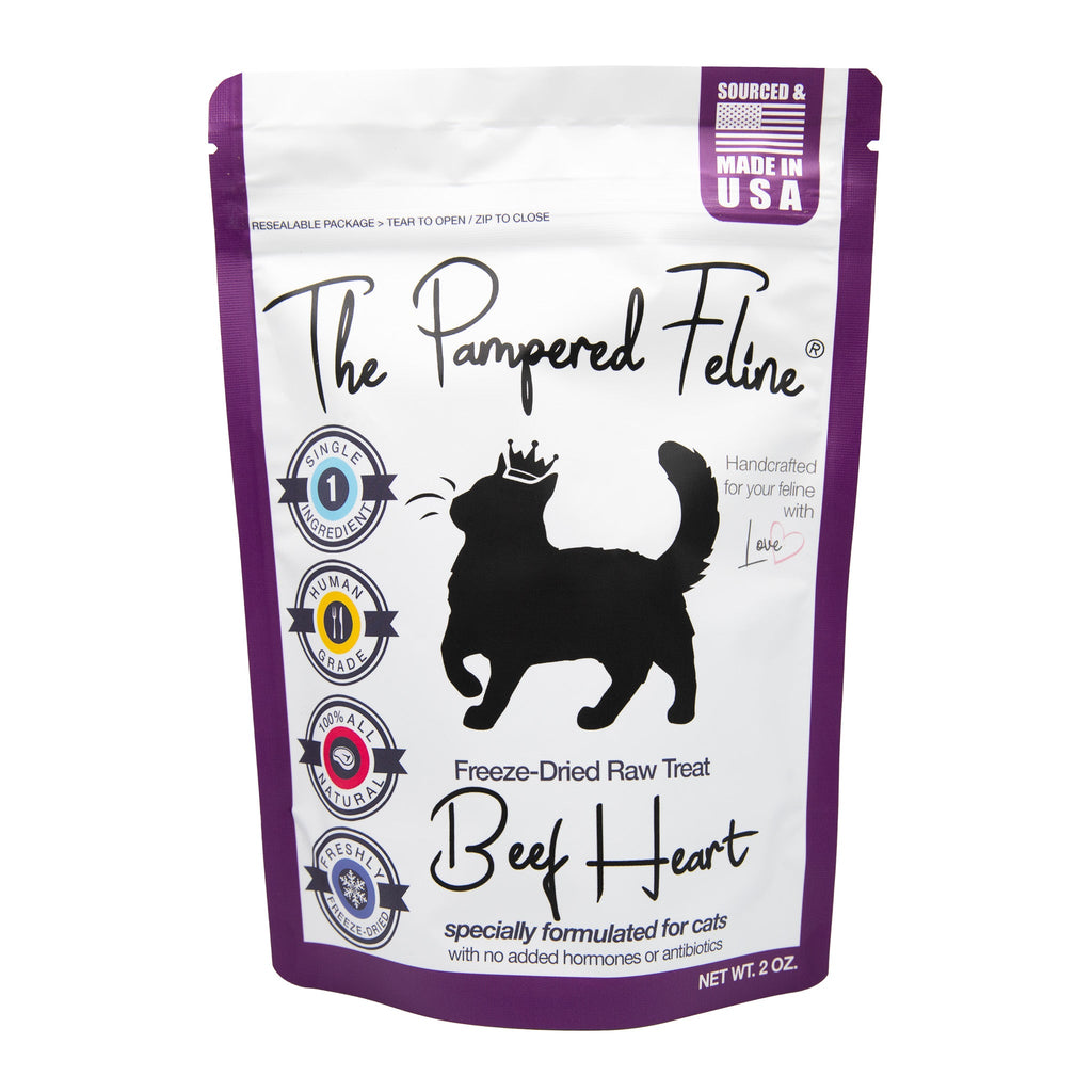 Freeze Dried Raw Beef Heart Treat The Pampered Feline