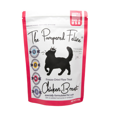 Freeze - Dried Raw Chicken Breast Treat - The Pampered Feline