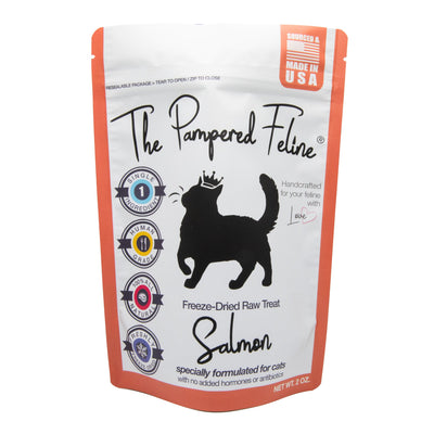 Freeze - Dried Raw Salmon Treat - The Pampered Feline